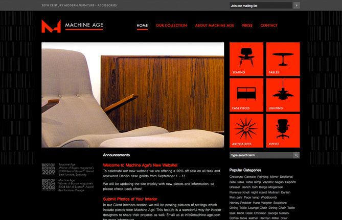 Machine Age Homepage