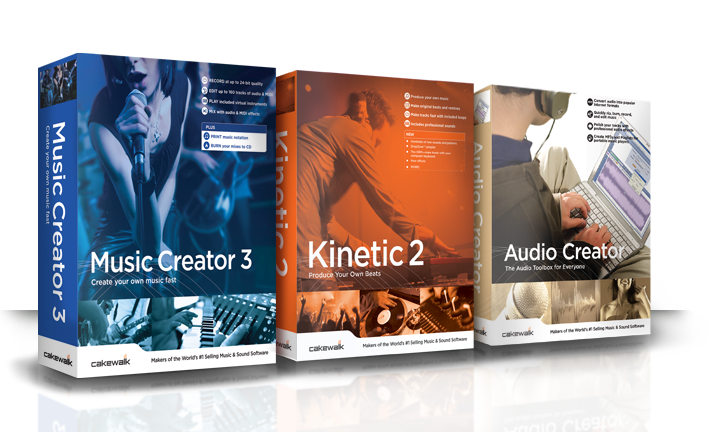 Cakewalk Consumer software packaging