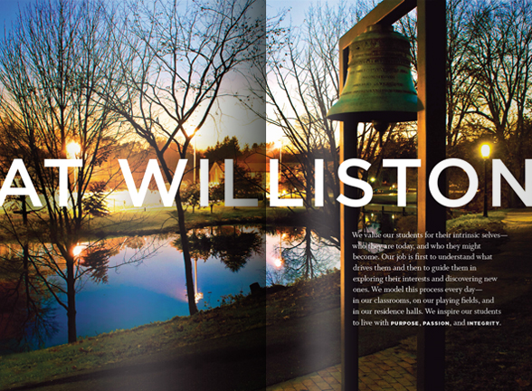 Williston viewbook spread 1